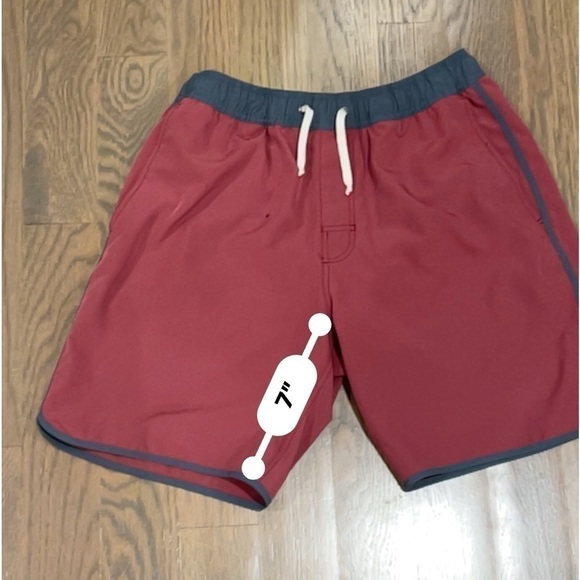 Fair Harbor Mastos Anchor Trunk board shorts Mens M nautical coastal surfing E - Picture 5 of 7